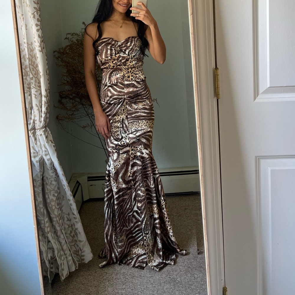 Animal print Vintage dress